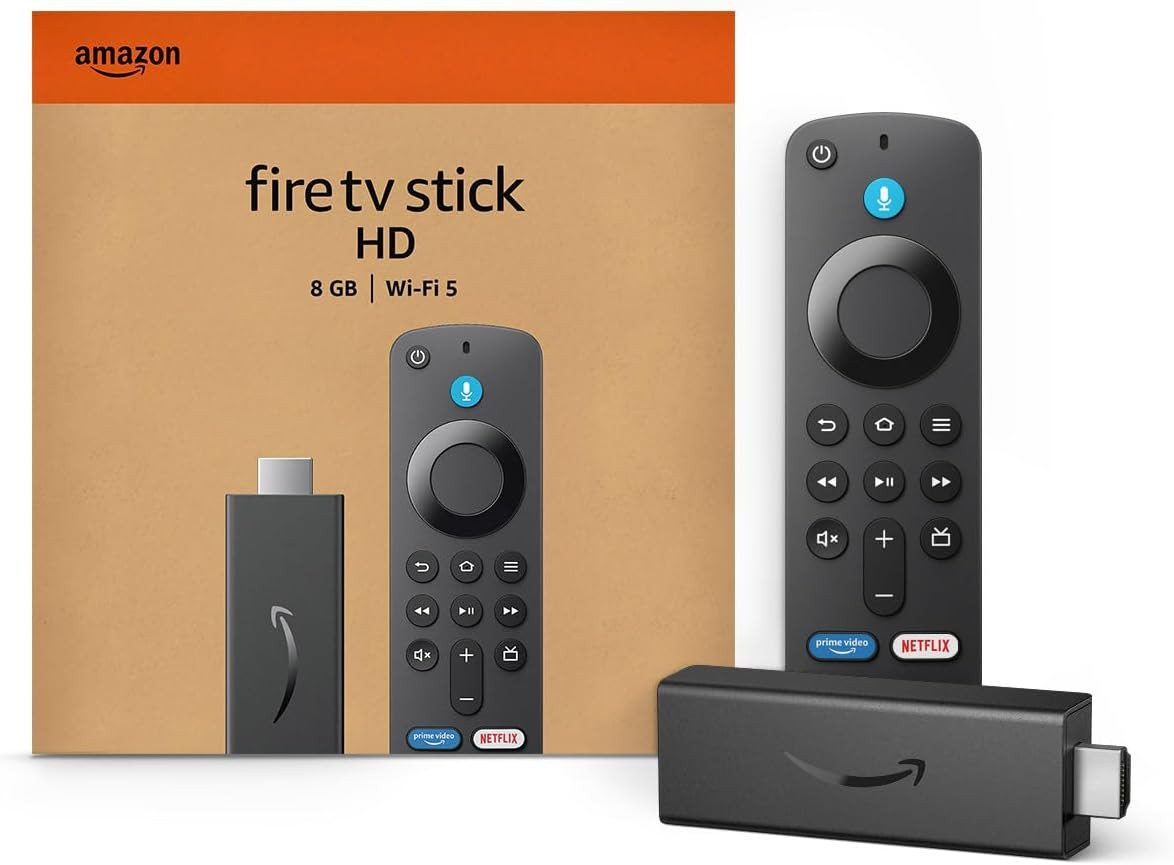 Amazon Fire TV Stick HD (newest model), free and live TV, Alexa Voice Remote, smart home controls... | Amazon (US)
