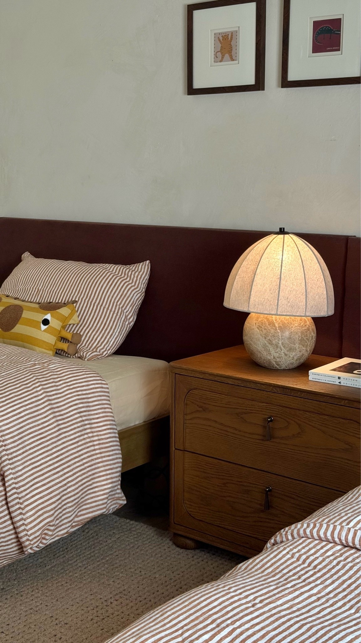 striped bedding @Quince #quincepartner