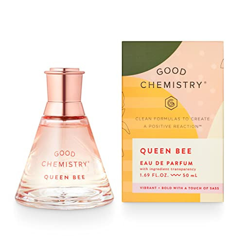 Good Chemistry Queen Bee Eau de Parfum 1.7 fl oz - Long-Lasting Perfume with Black Currant, Peony, & Amber - Bold, Clean & Vegan | Amazon (US)