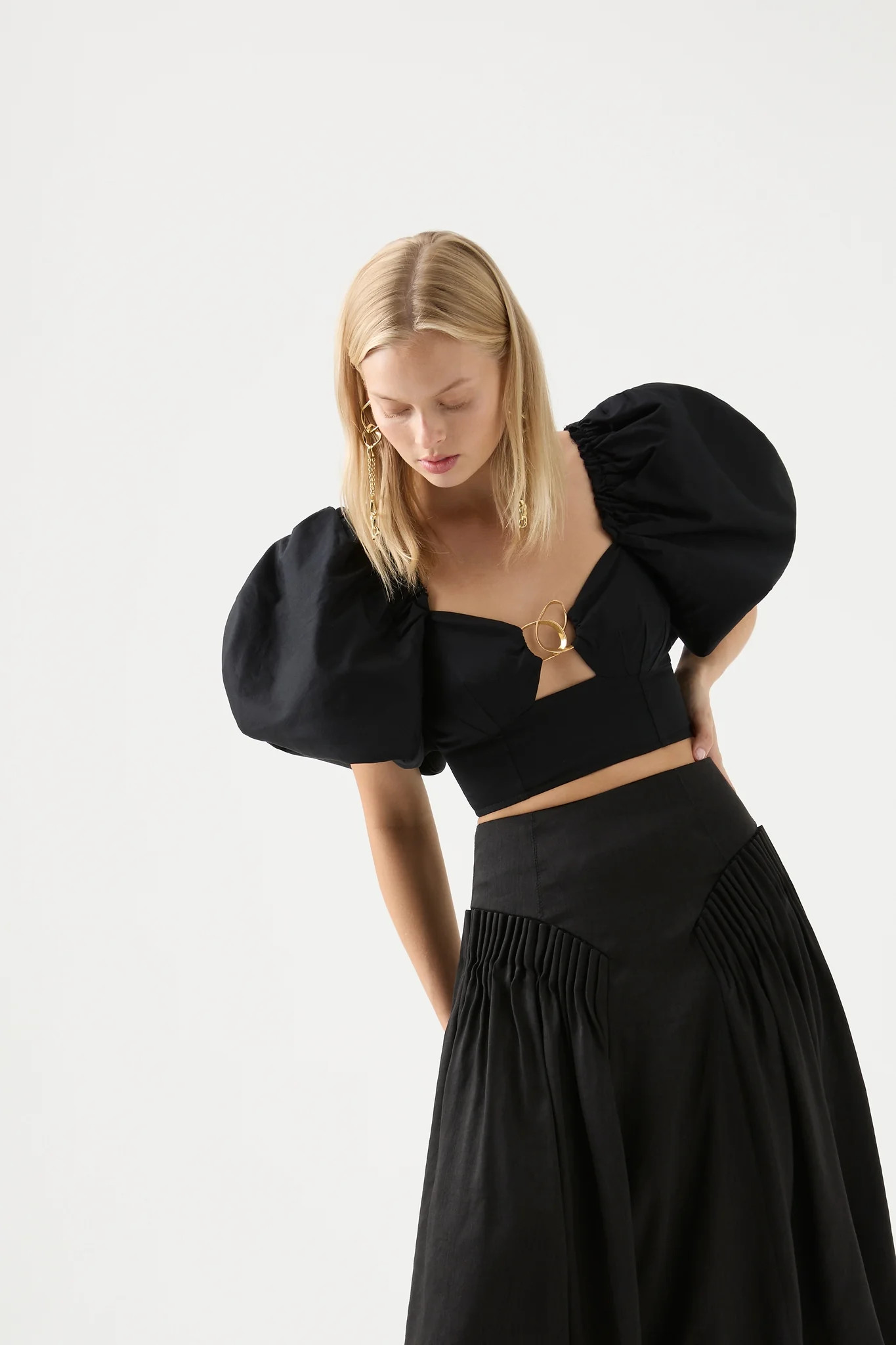 Marcel Puff Sleeve Bodice | aje. (US, UK, Europe, ROW)