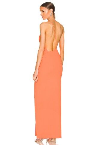 SOLACE London x REVOLVE Petch Maxi Dress in Coral from Revolve.com | Revolve Clothing (Global)