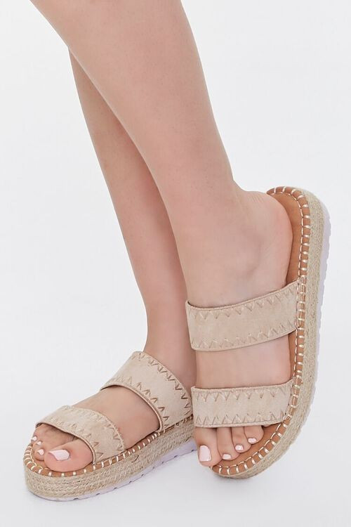 Threaded Espadrille Flatform Sandals | Forever 21 (US)