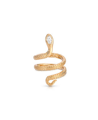 ETTIKA Serpentina Crystal Coiled Ring - Macy's | Macy's