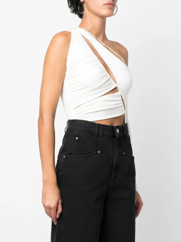 MANURI Guily 2.3 Asymmetric Bodysuit - Farfetch | Farfetch Global