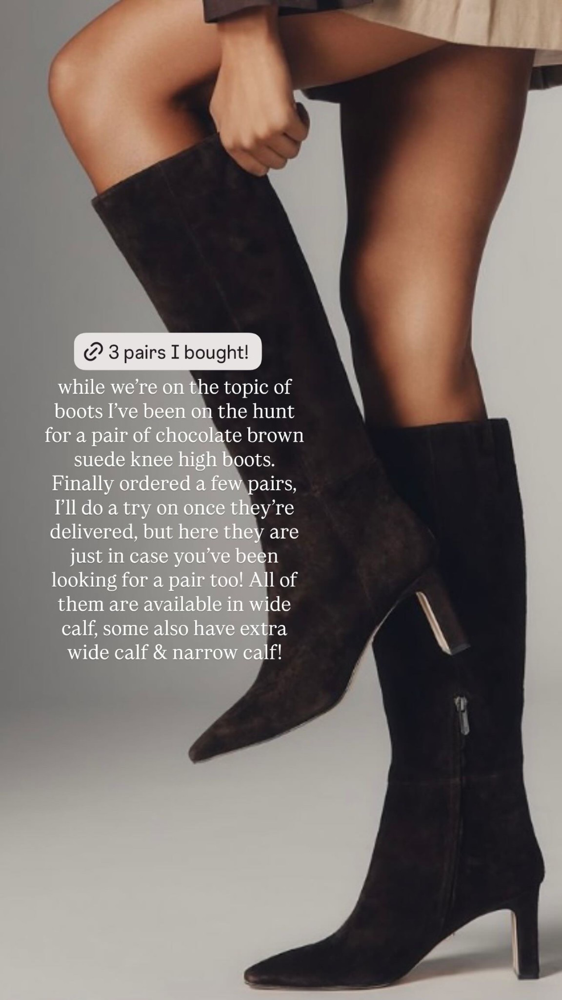 wide calf knee high brown suede boots, fall fashion hauls 

 #LTKSeasonal #LTKMidsize #LTKPlusSize