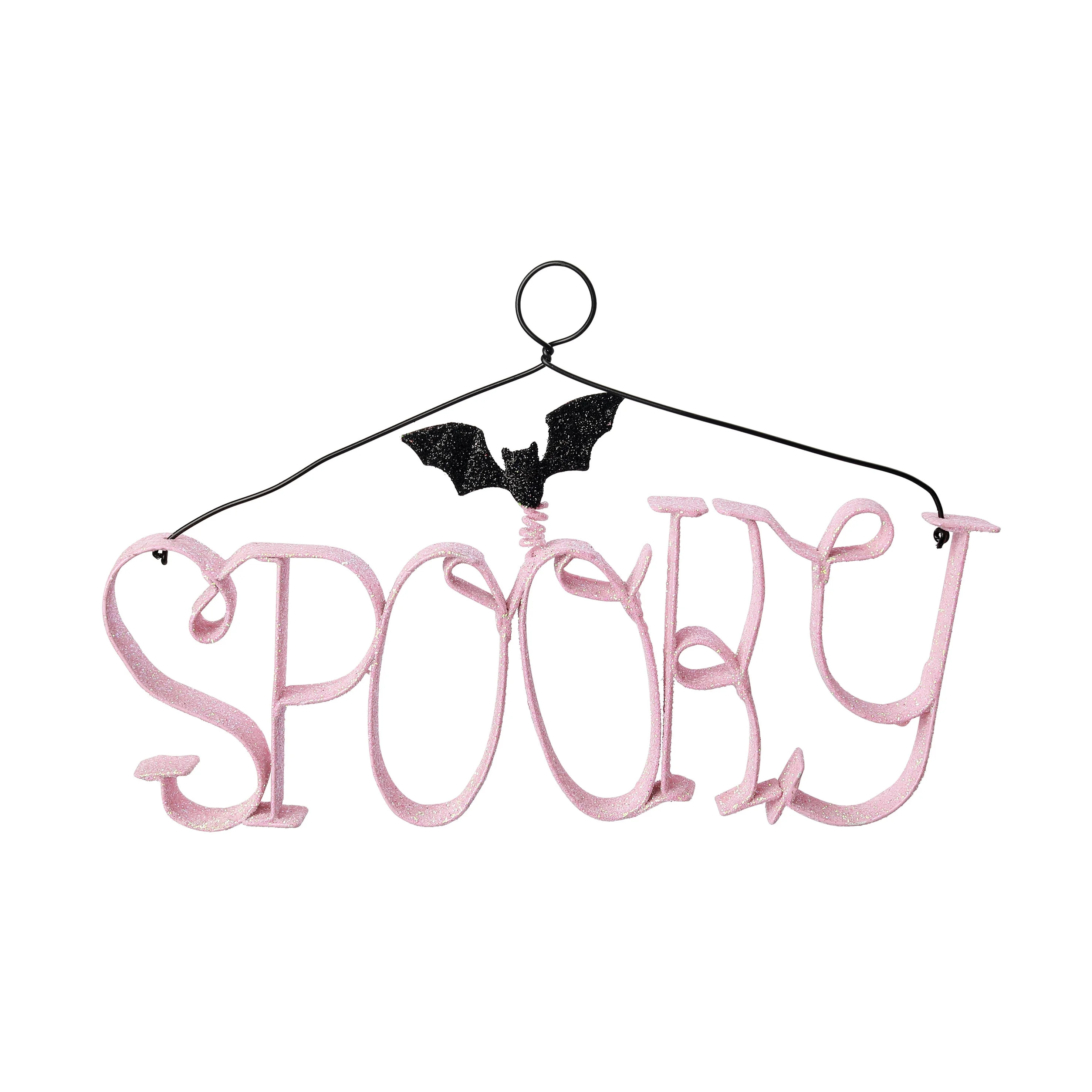 Way To Celebrate Halloween Metal Word Hanging Decor, Spooky - Walmart.com | Walmart (US)