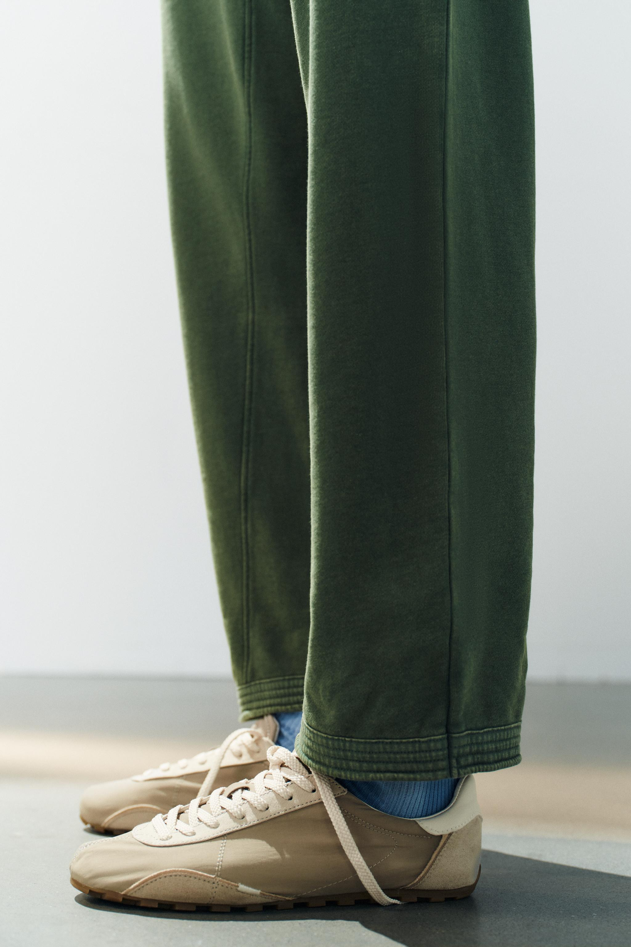 WASHED EFFECT TROUSERS | Zara UK