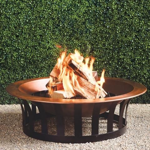 Classic Copper Fire Pit | Frontgate | Frontgate