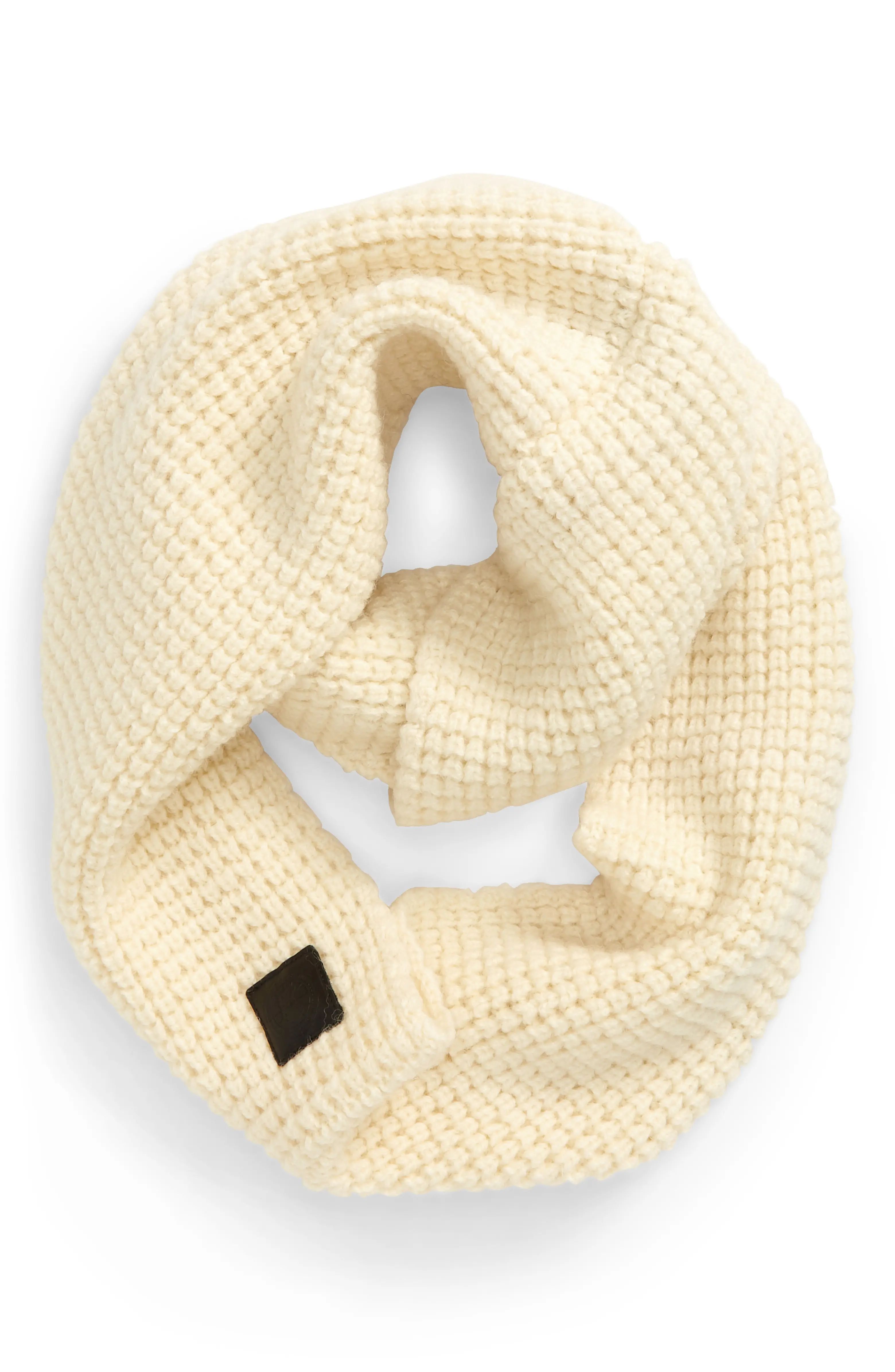 Waffle Stitch Wool Infinity Scarf | Nordstrom