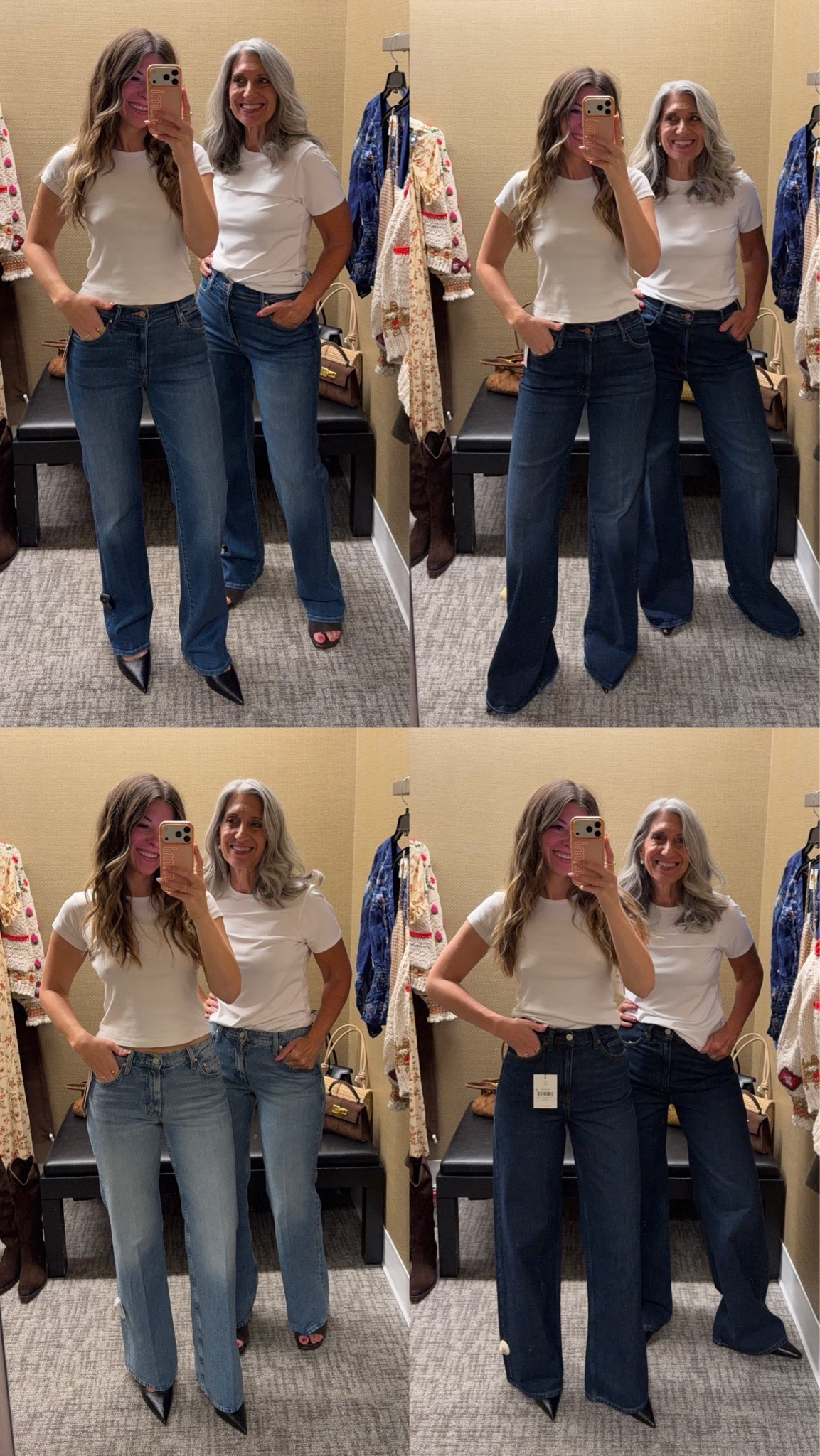 nordstrom anniversary sale summer to fall denim finds 🤎

i'm 5'4" and typically wear a small/2 & a 26 in jeans
• sized down to a 25 in most

mom is 5'4" and typically wears a medium/6 & 29 in jeans

fall outfits, fall jeans, autumn outfits, denim, long sleeve dresses, casual outfits, thanksgiving outfits, family photo outfits, date night outfits, work outfits, fall fashion, autumn fashion, cozy outfits, transitional outfits, neutral outfits, everyday outfits, weekend outfits, women’s fashion

#LTKootd #LTKSeasonal #LTKSaleAlert
