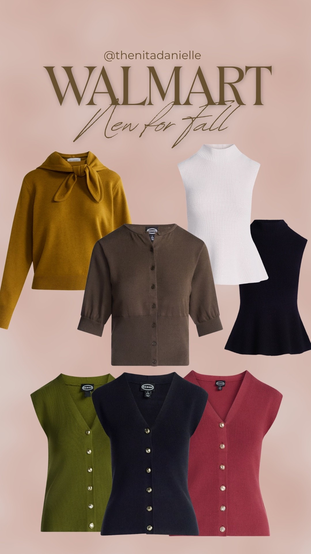 New Fall sweaters from Walmart