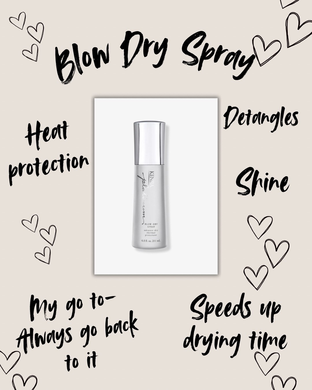 Smooths the hair, speeds up drying time, protects from heat… basically does all the things. 
Spray + blow dry = instant smooth✨
#HairTips #BlowoutReady #SmoothHair #HealthyHair #HairHack #SalonStella #StellaExtensions #StellaHair #StellaHairExtensions #StellaWest #StellaHairExtensionsWest #TiffanyFinds