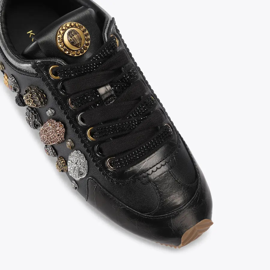 EAGLES ISLINGTON SNEAKER Black Eagle Lace Up Sneaker by Kurt Geiger London | Kurt Geiger US