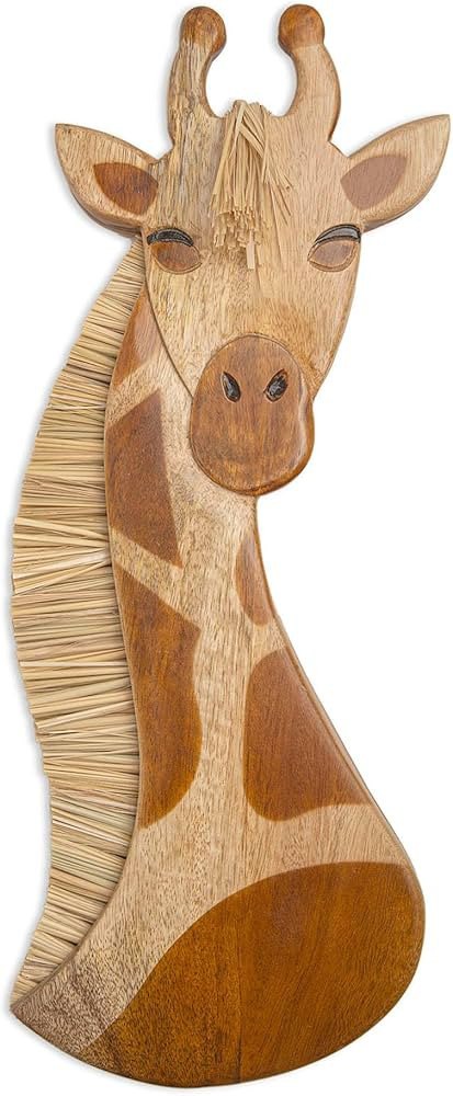 Crane Baby Safari Nursery and Toddler Room Décor, Wooden Animal Wall Décor for Boys and Girls, ... | Amazon (US)