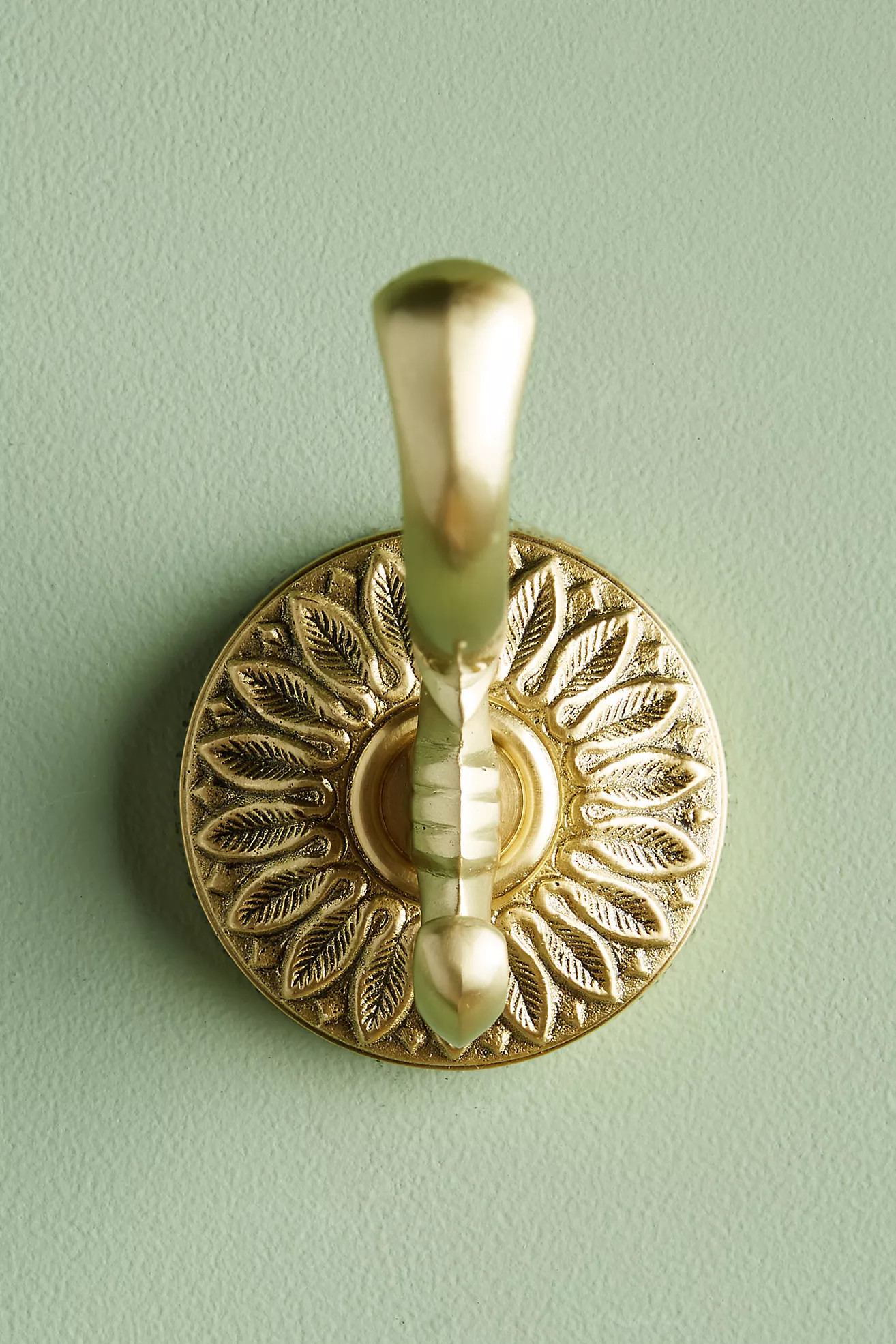 Floral Imprint Towel Hook | Anthropologie (US)