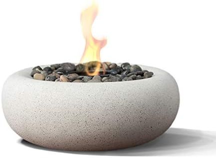 Terra Flame OD-TT-ZEN-WHT-03 Zen Table Top Fire Bowl, White | Amazon (US)