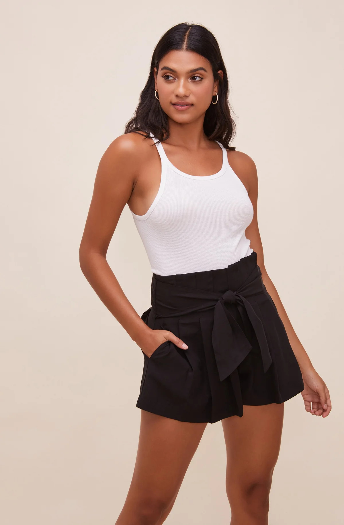 Marika Tie Waist Shorts | ASTR The Label (US)