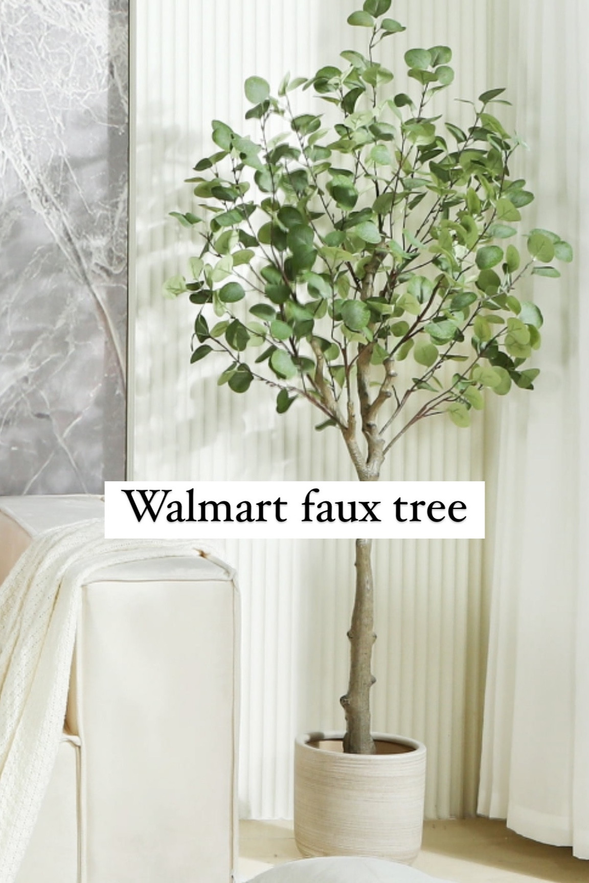 Lovin the new faux tree I got for our living room… how I just have to find a cute pot for it to match our aesthetic 😍 they are on majorrrrr sale right now! 
Me unwrapping it video found on our Instagram

#LTKhome #LTKfindsunder50 #LTKHolidaySale