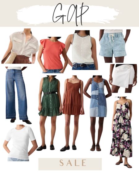 GAP sale. Summer styles. 
50% off tees, tanks, shorts, dresses
40-60% off more items

@gap #howyouweargap

#LTKSeasonal #LTKFindsUnder100 #LTKSaleAlert