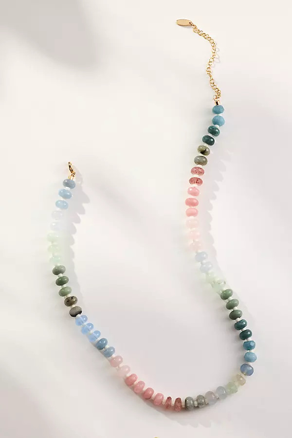 Loverly Grey x Anthropologie Rainbow Stone Necklace | Anthropologie (US)