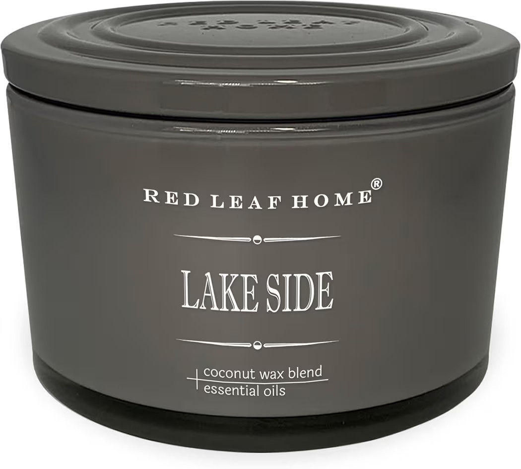 Red Leaf Home Lake Side Jar Candle | Includes Matching Glass Lid, Large | Aromatherapy | Borderle... | Amazon (US)