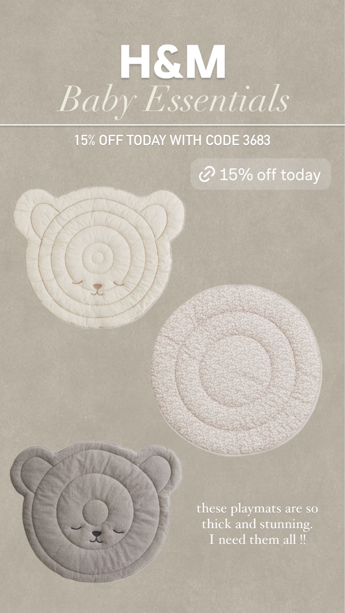 H&M has such cute baby stuff lately!! I need everything 🥹 15% off TODAY with code 3683

#LTKsale #LTKcanada #LTKbaby