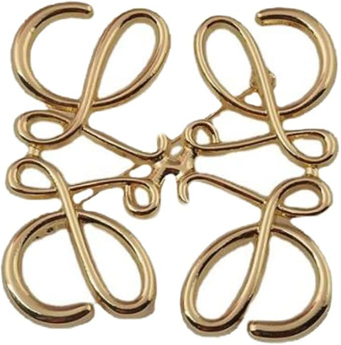 Lucky Chinese Style Brooch Pins Square-shaped Skeleton Gold Simple Brooches for Women Suit Brooch... | Amazon (US)
