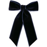 Jennifer Behr velvet hair bow - Blue | Farfetch EU