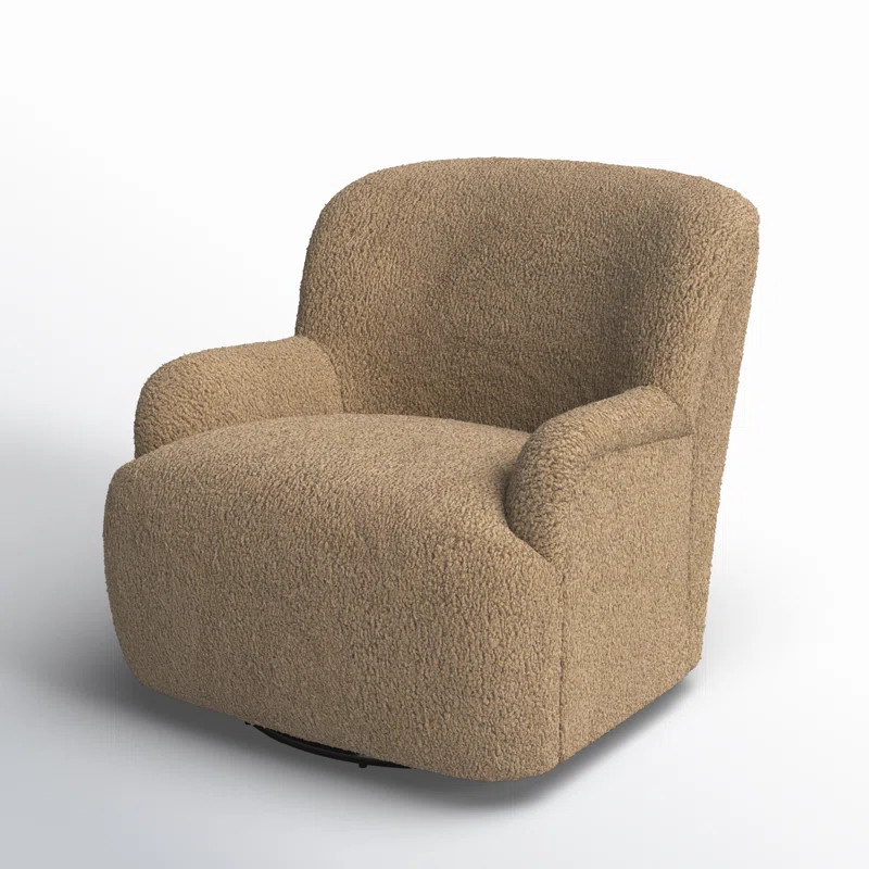 Maxton Upholstered Swivel Armchair | Wayfair North America