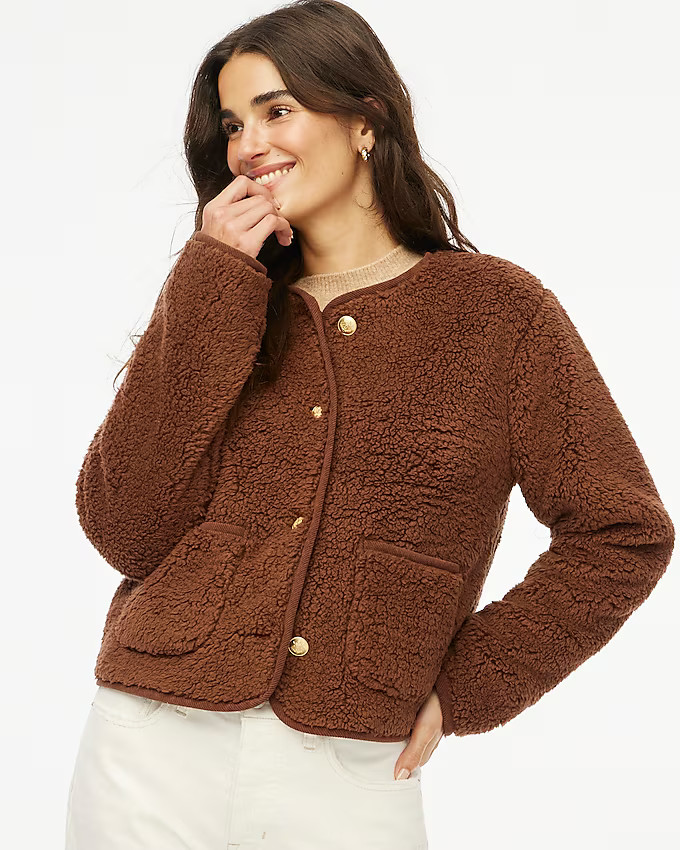 Sherpa lady jacket | J.Crew Factory