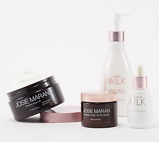 Josie Maran Argan Milk & Butter Anti-Aging 4-Pc Face & Body Set | QVC