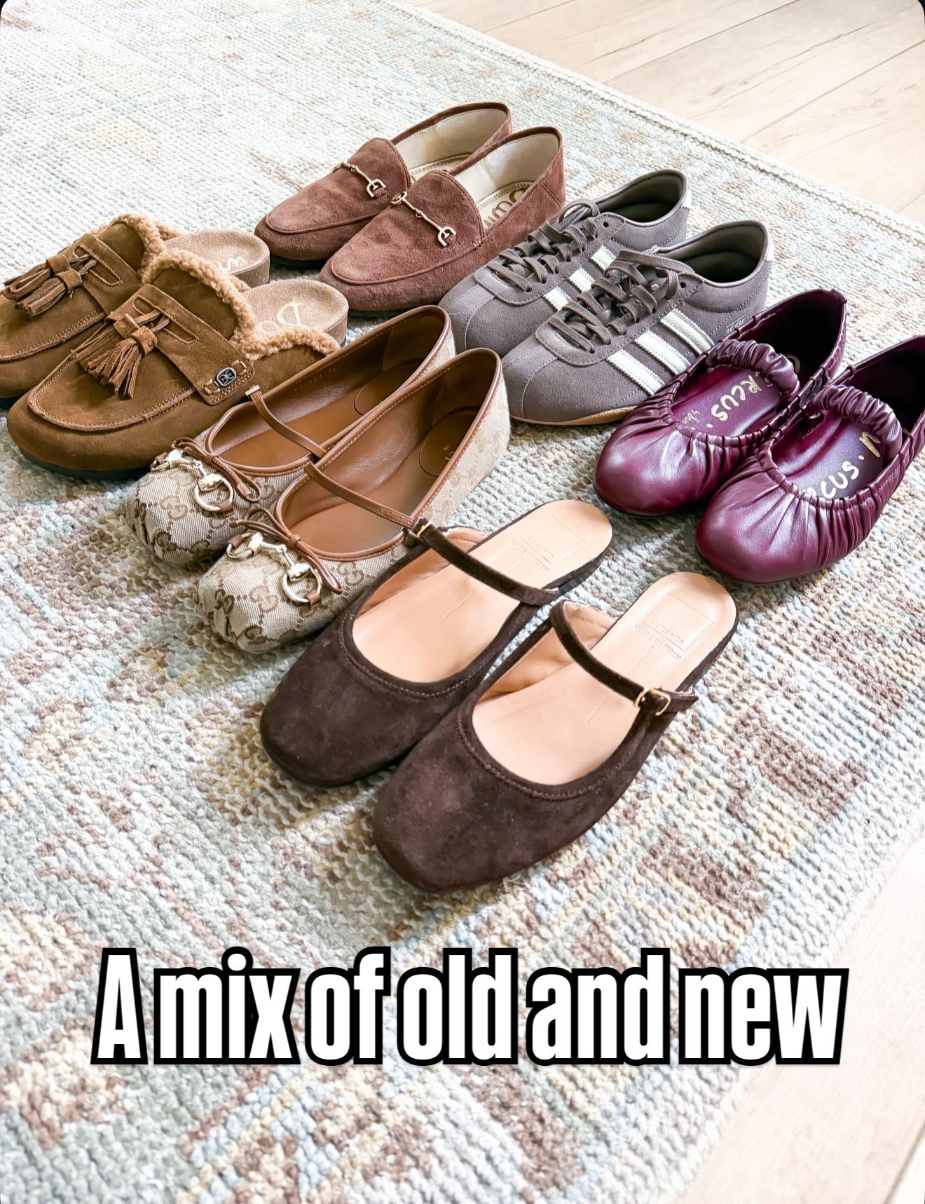 Some of my favorite shoes for fall! A mix of old and new! Mules for fall. Ballet flats for fall. Brown adidas (I sized down half a size). Gucci ballet flats. Everything else is TTS. Fall outfits. Fall style. Travel outfits. Everyday outfits. Elevated casual outfits.

#LTKootd #LTKTravel #LTKgrwm
