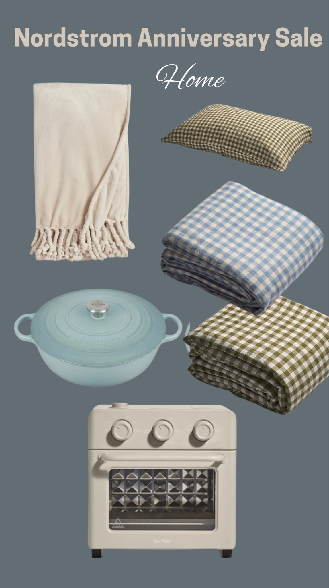Nordstrom anniversary Sale home picks! Blankets, bedding, duvet covers, le creuset, toaster over by our place! Amazing deals! 

#LTKSaleAlert #LTKxNSale #LTKHome