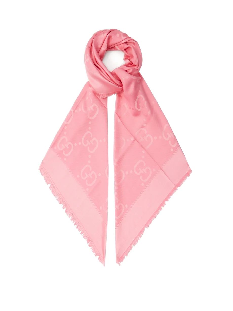 GG-jacquard wool-blend scarf | Gucci | Matches (US)