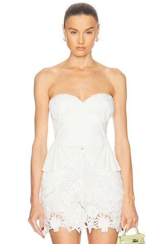 Cult Gaia Jace Top in Ivory | FWRD 