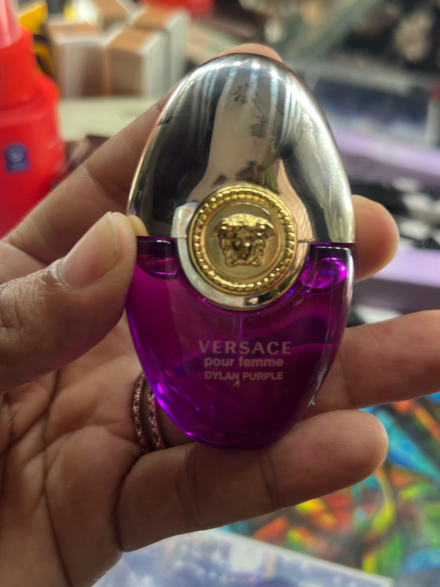 🌿 I’m absolutely in love with Versace Dylan Purple

✨ This bright, elegant, and vegan fragrance is a must-try! 

💜 The travel size was perfect for a test run—because $130 a bottle is an investment. With notes of sparkling bergamot, juicy orange, and delicate freesia, it’s like wearing a burst of sunshine with a touch of boho magic. 

🌺Perfect for any woman in her 40s who wants to embrace her free-spirited, boho lifestyle while smelling divine.

#VersaceDylanPurple #BohoChic #VeganBeauty #FloralFruityMusky #NaturalScent #BohoLifestyle #WomenInTheir40s #ScentOfTheDay #SmellGoodFeelGood #TravelSizePerfume 

#LTKStyleTip #LTKOver40 #LTKBeauty