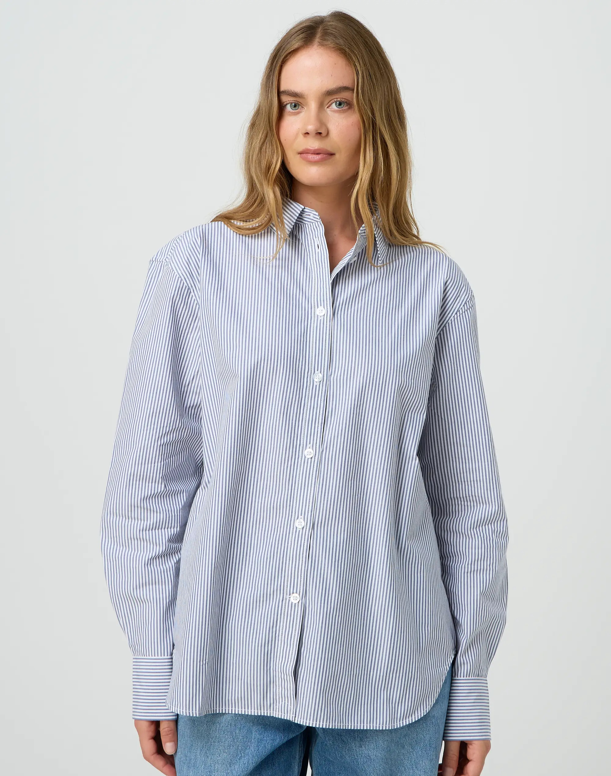 Long Sleeve Button Up Shirt | Glassons (Australia)