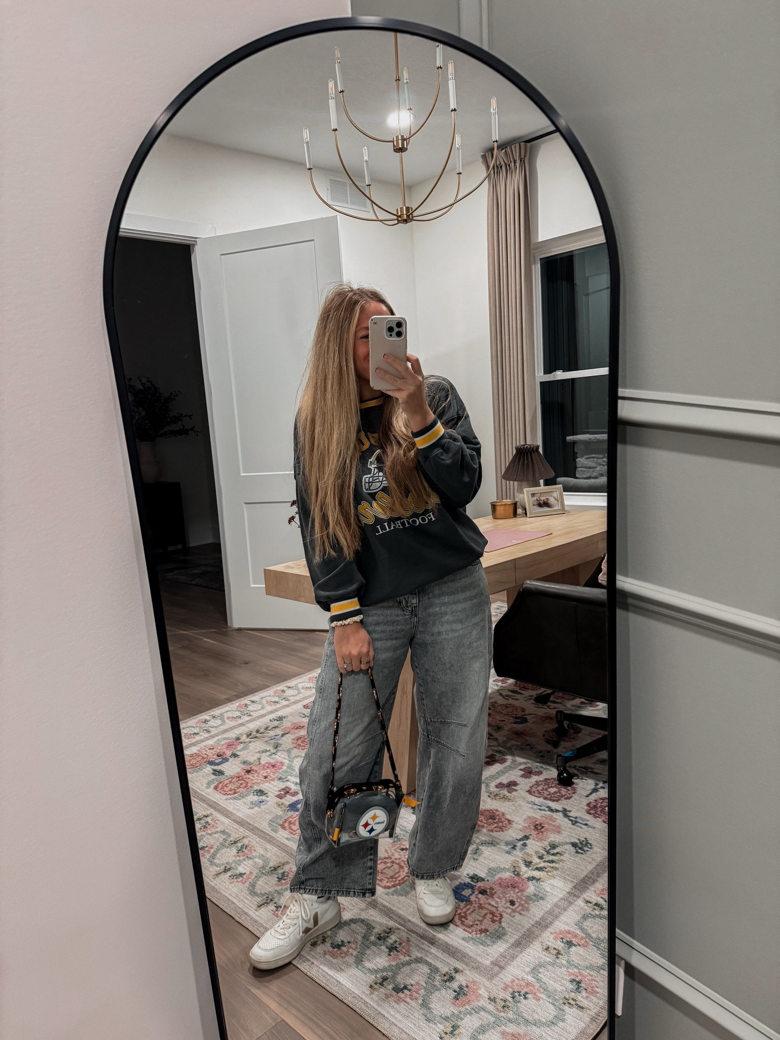 Steelers game fit 💛🖤 shopped mostly from Abercrombie  

#LTKStyleTip #LTKSeasonal #LTKFindsUnder100