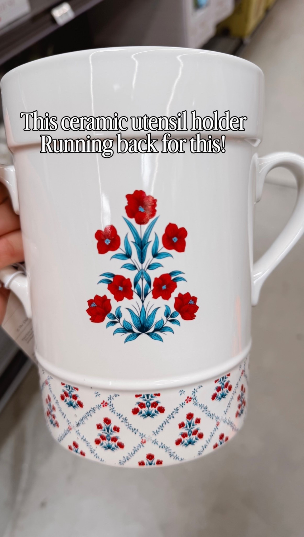 This ceramic utensil holder is so adorable and affordable! The perfect way to decorate your kitchen for spring and summer 🤍 

ceramic utensil holder, walmart finds, walmart home, my texas house, grandmillennial, utensil holder, canister, vase, kitchen decor, affordable decor, affordable home decor, spring decor, summer decor, affordable finds 

#LTKHome #LTKSeasonal #LTKfoodie