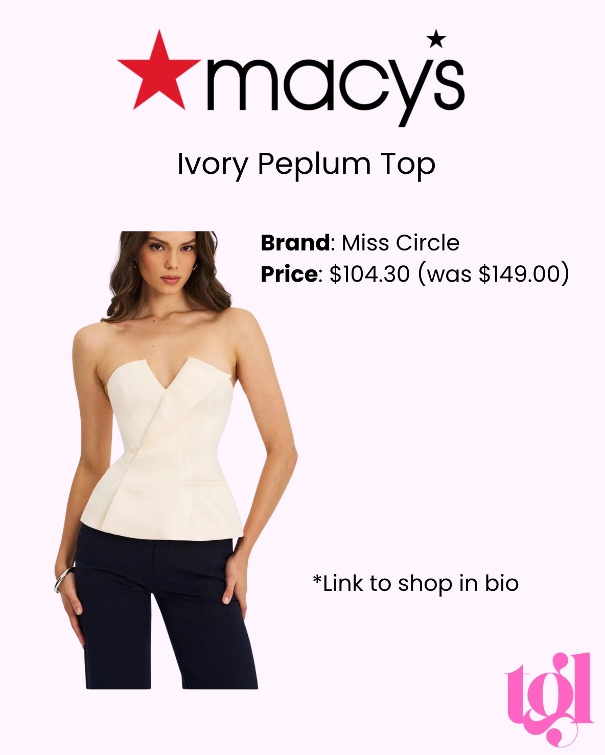 This top caught my eye! It’s made from a material called double duchess luxe satin. 

#misscircle #macys #nyc #luxesatin


#LTKHoliday #LTKSaleAlert