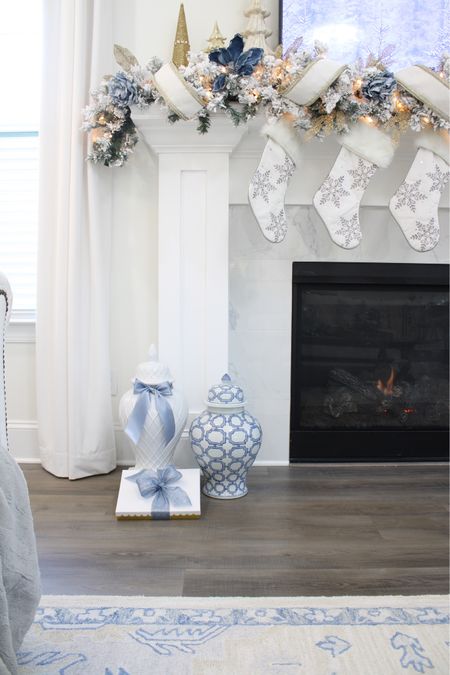 Style tip: Keep your ginger jars out during Christmas, but display them with bows and packages to create beautiful vignettes!


Blue and white Christmas 
Blue and white ginger jars 
Fireplace mantel

#LTKhome #LTKfindsunder100 #LTKHoliday