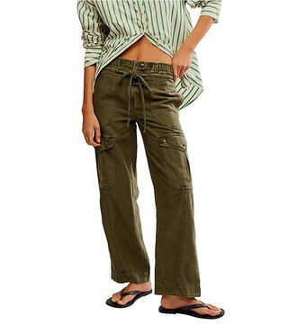 Free People Park Ave High Rise Cargo Pants | Dillard's | Dillard's