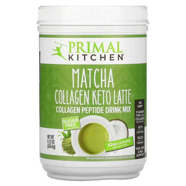 Primal KitchenCollagen Keto Latte, Matcha, 9.33 oz (264.6 g), Primal KitchenUSD$32.64(4.5)4.5 sta... | Walmart (US)