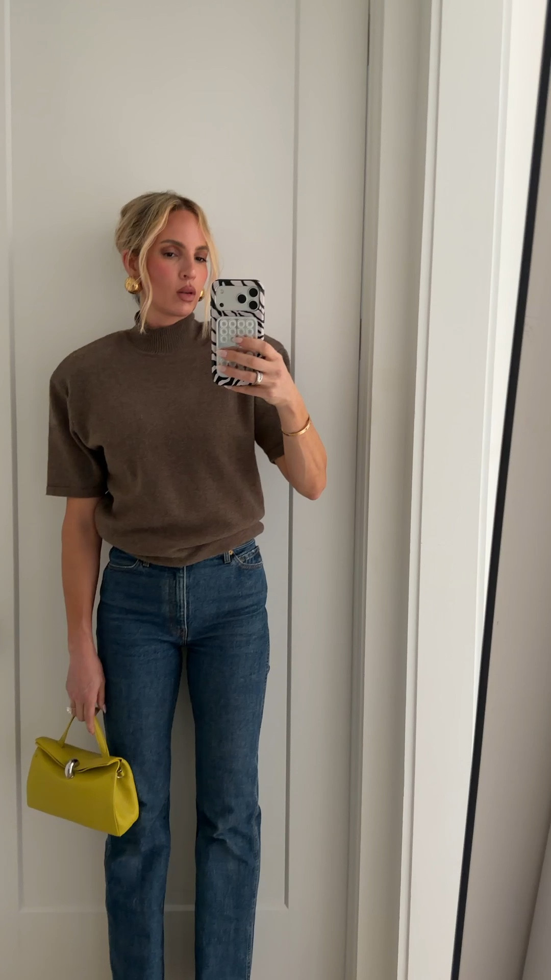 Wearing a small in the top. Jeans run tts￼

#LTKdayinmylife #LTKootd #LTKTall