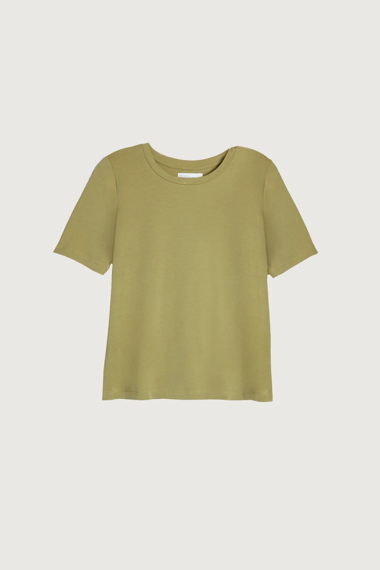 COTTON MODAL CREWNECK T-SHIRT | OAK + FORT