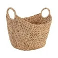 Better Homes & Gardens Extra Large Natural Water Hyacinth Boat Decorative Storage Basket | Walmart (US)