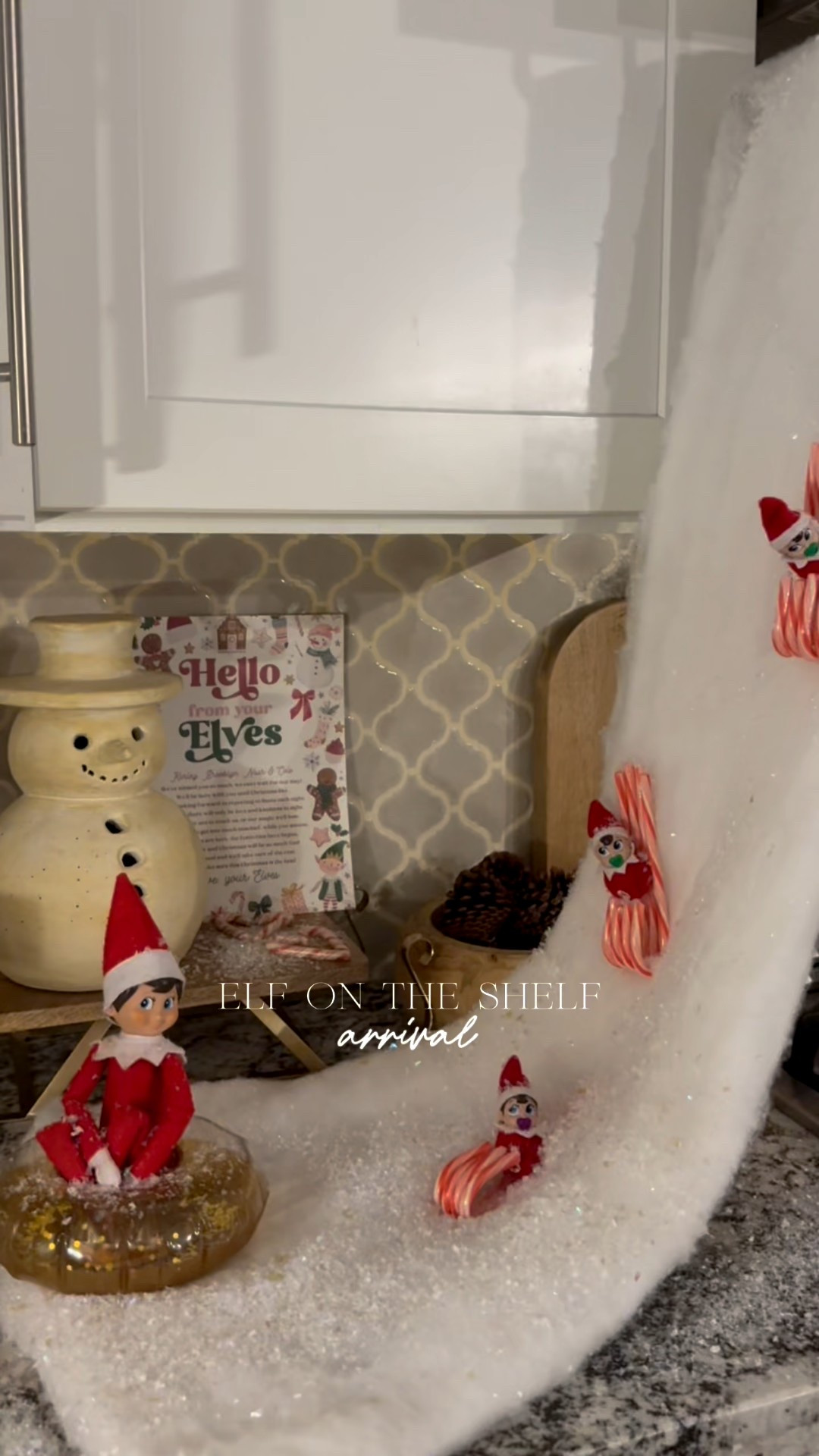 Elf on the shelf arrival idea! 

#LTKSeasonal #LTKKids #LTKHoliday