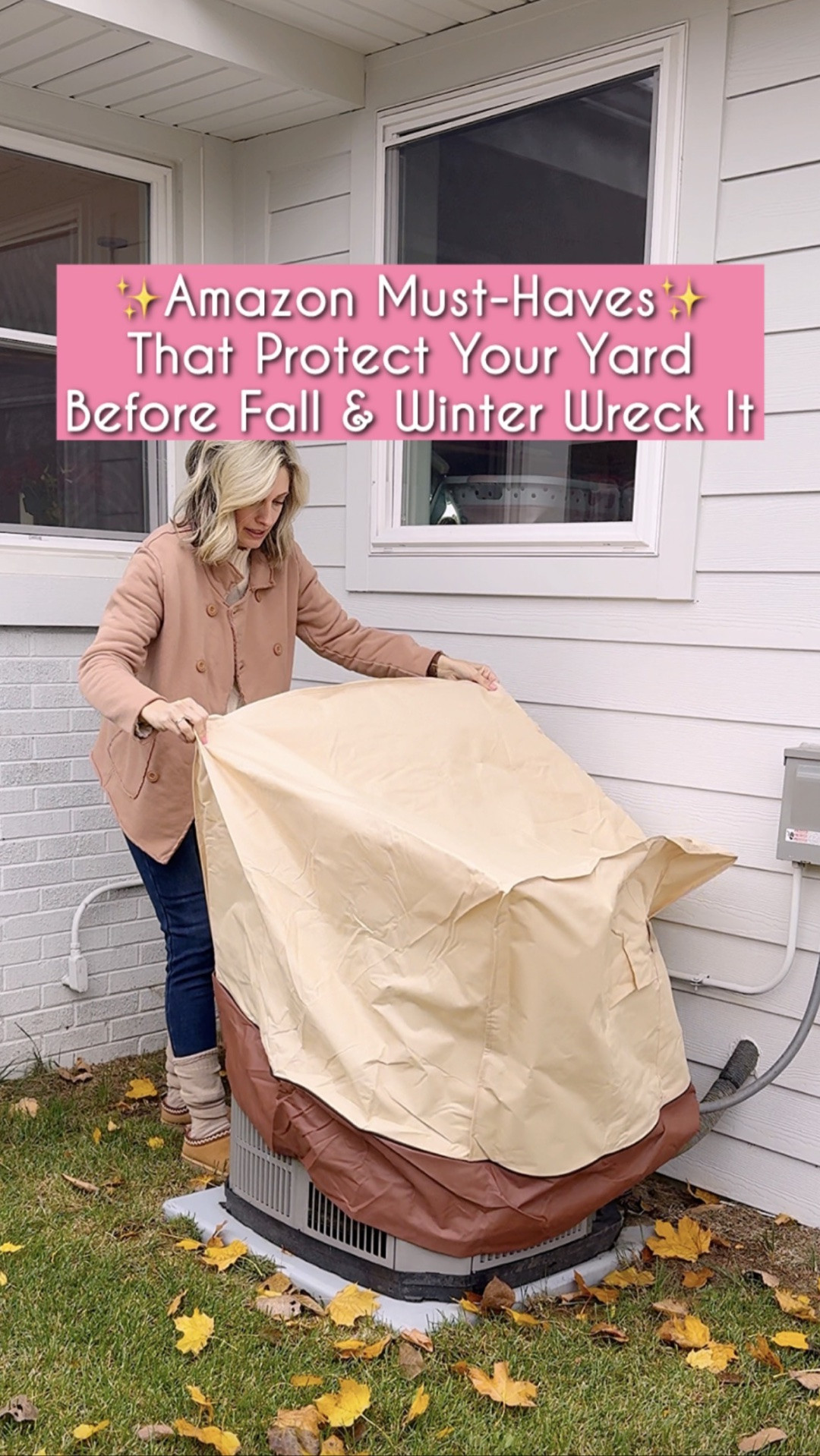 Amazon home hacks to get fall & winter ready fast. Leaf vacuum, insulated faucet covers, waterproof furniture covers, umbrella bungee, water table cover, firewood protector, and AC cover. All linked for fast seasonal prep.
#LTKfinds #amazonfinds #fallprep #winterprep #homehacks #outdooressentials

#LTKHome #LTKHome #LTKmomlife #LTKSeasonal