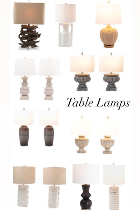 Budget friendly affordable table lamps from Marshall’s! 

#LTKhome #LTKstyletip #LTKfindsunder100