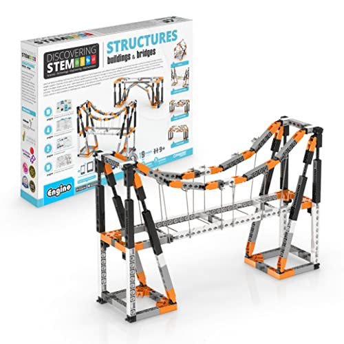 Engino- Stem Toys, 9 Models in 1 Stem, Construction Toys For Kids 9+, Buildings & Bridges, Fun Educa | Amazon (US)
